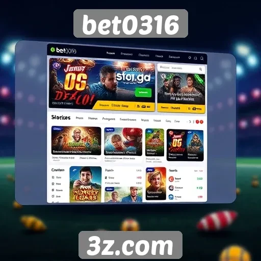 experiência do usuário na plataforma bet0316